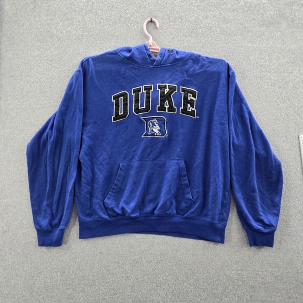 Duke Blue Devils Men Hoodie XL Stadium Athletics Fleece Logo Embroidered‎